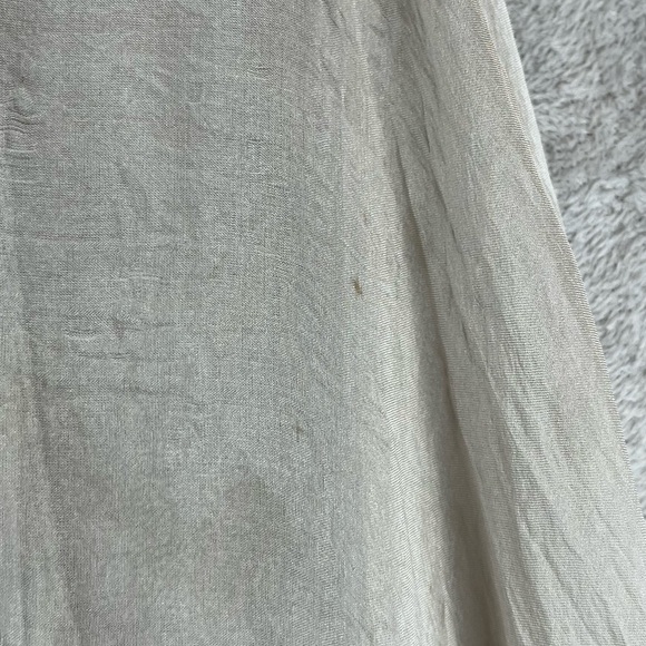 PIAZZA ROMA Made in Italy 100% Silk Blouse Sz XS Top Sheer Silk Overlay Summer - Picture 12 of 16